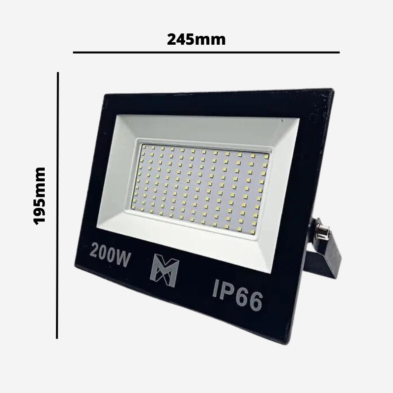 REFLETOR COMP SMD 200W 6500K MX-2026 - Xª - MX