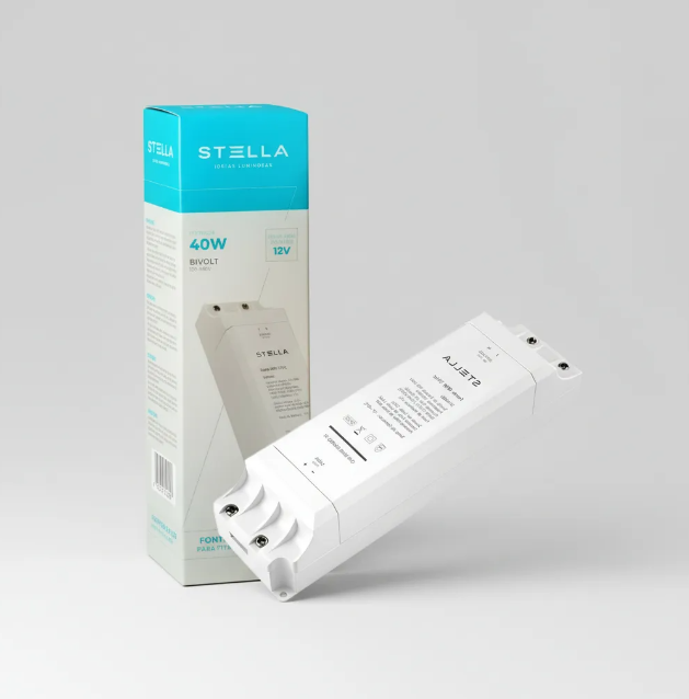 FONTE PARA FITA DE LED 40W DC12V - STE Xª