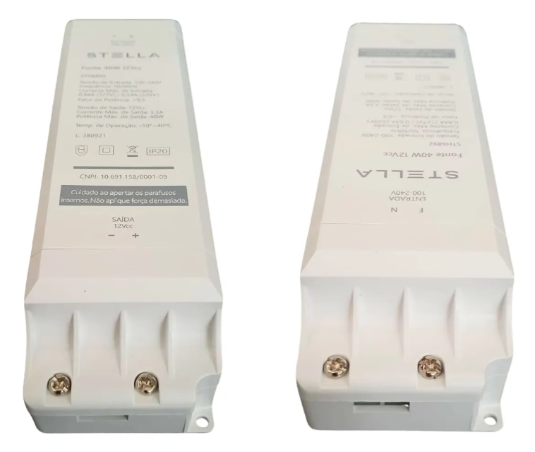 FONTE PARA FITA DE LED 40W DC12V - STE Xª