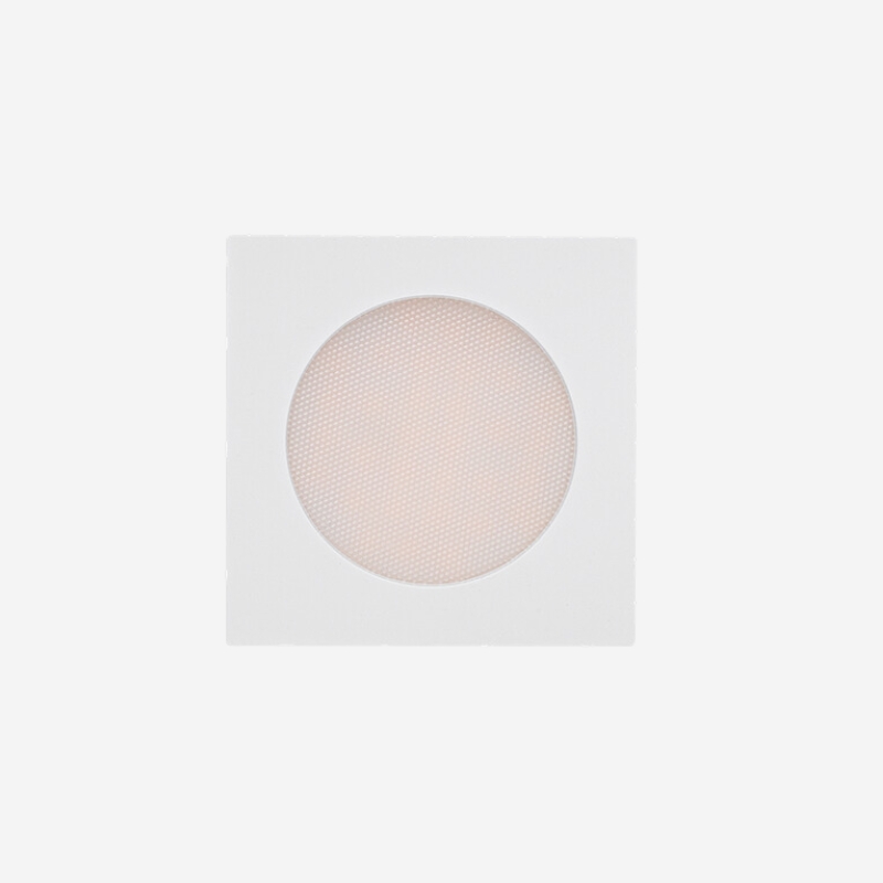 Spot de Embutir Led Móbili Quadrado Facho Difuso 100° 2,5w 3000k Bivolt Branco - Stella