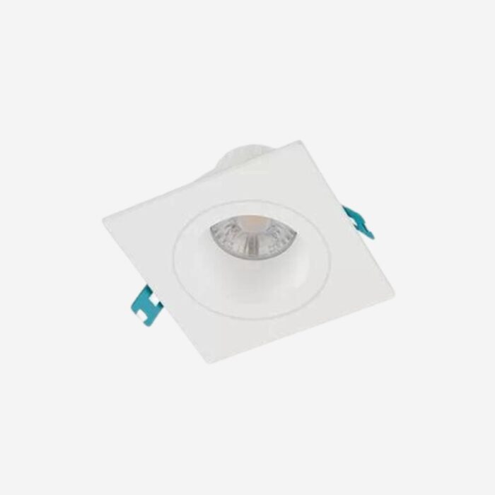 Spot de Embutir Deep Recuado Led Mr16 Quadrado 38° 7w 2700k Bivolt Branco - Stella