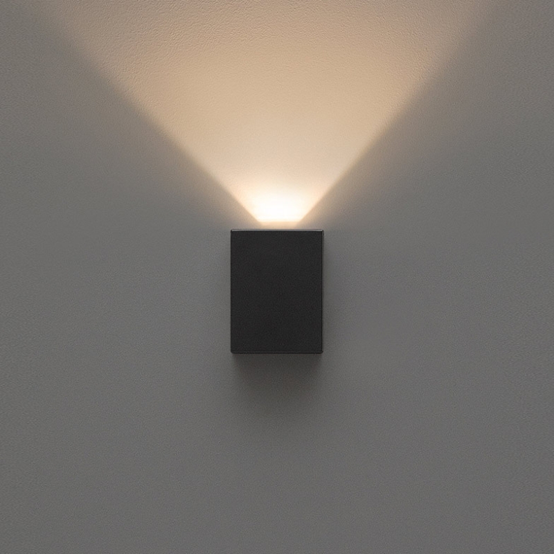 Arandela Led Effekt 4w 240lm 3000k Bivolt Ip65 Preto- Stella
