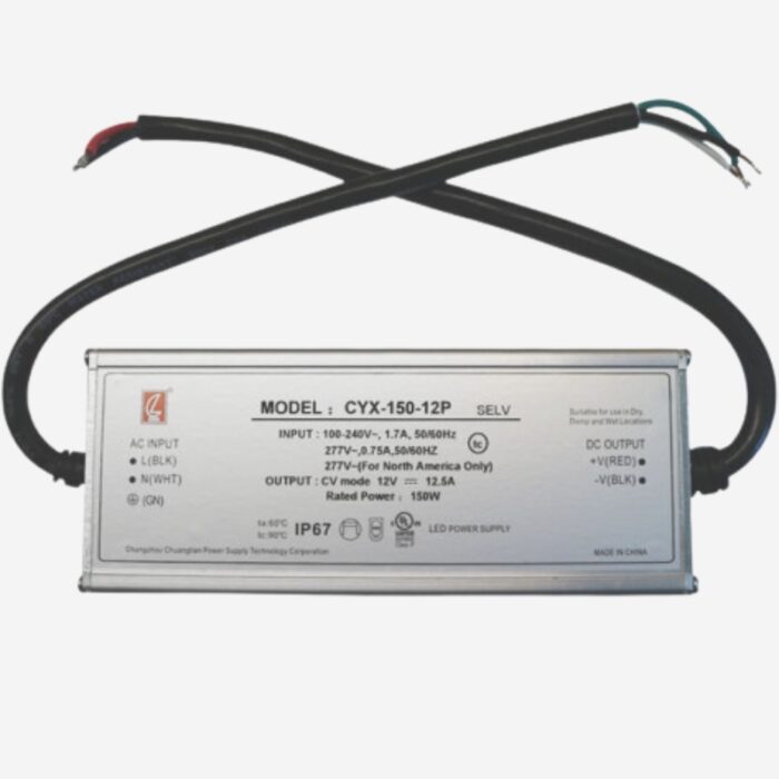 Fonte Blindada 12v 150w 12,5a Ip67 Bivolt - Eklart