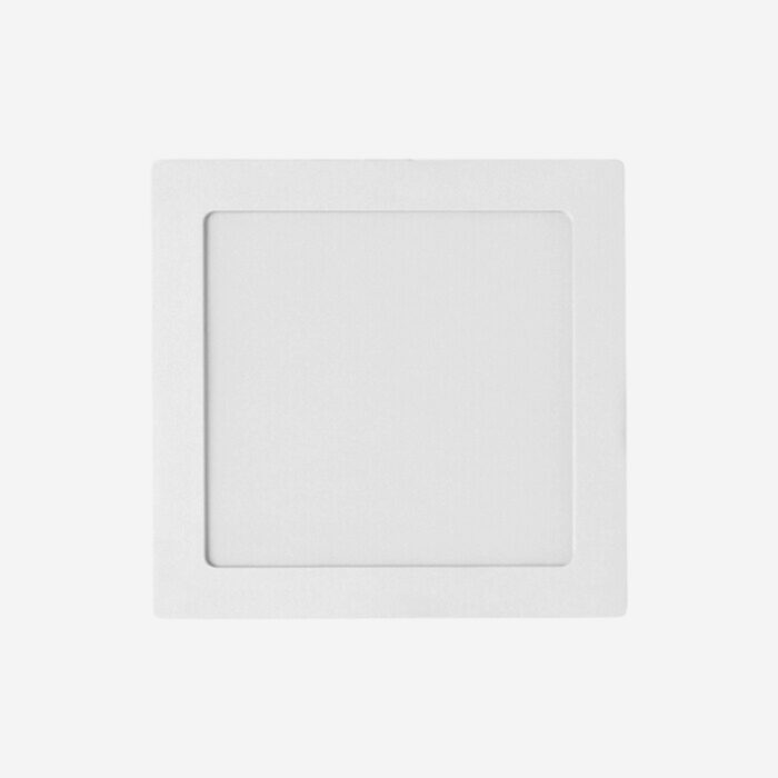 Painel de Embutir Led Eco Quadrado 12w 3000k Bivolt Branco - Stella