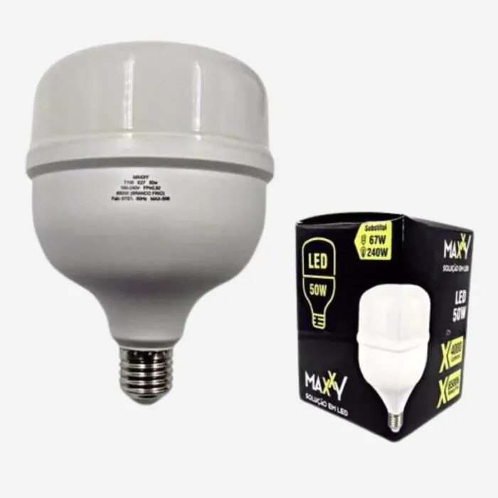 LAMPADA BULBO 50W 6500K - MAX-0506 - Xª