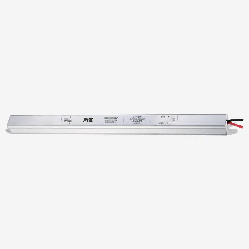 DRIVER SLIM 60W 12V 5A BIVOLT - PIX